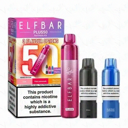 产品|宣称口数达5万,ELFBAR PLUS 50在英国上市