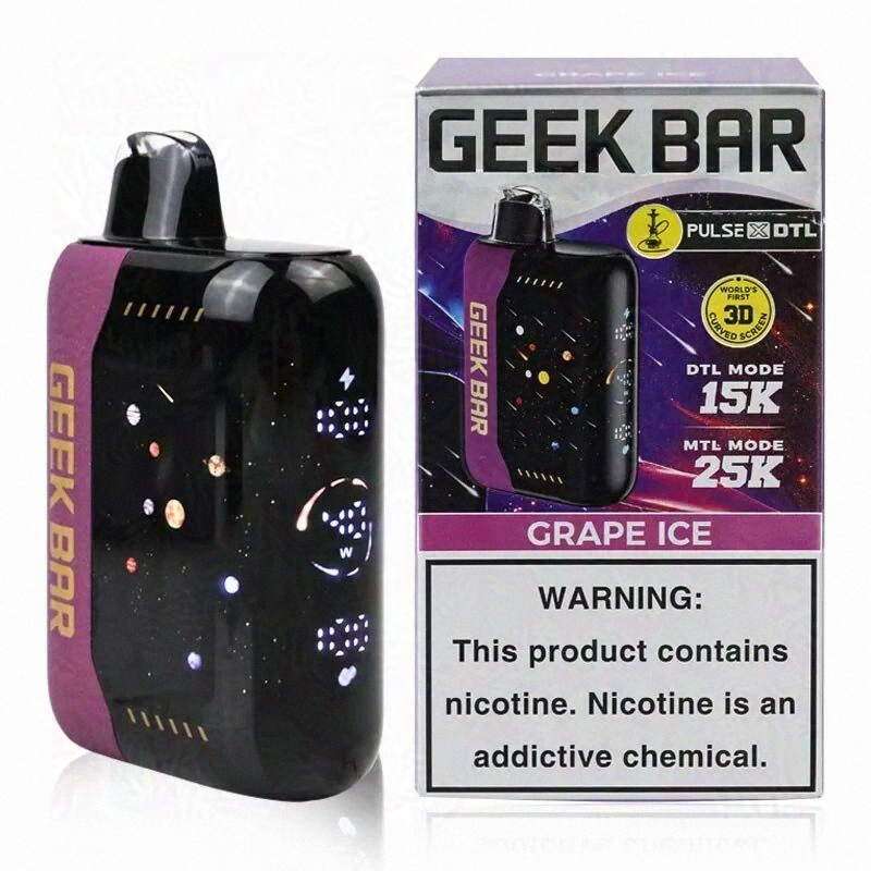 产品|GEEKBAR Pulse X系列在美发布首款肺吸产品,尼古丁浓度达5%